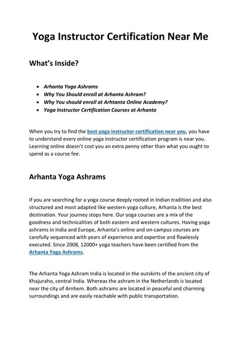 Yoga instructor certification near me. Things To Know About Yoga instructor certification near me. 